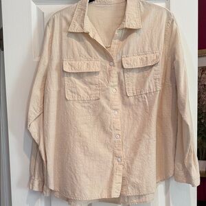 Cream colored Blouse with Size XX-Large Tag